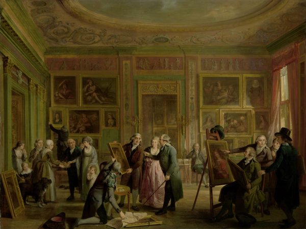 De kunstgalerij van Josephus Augustinus Brentano by Adriaan de Lelie