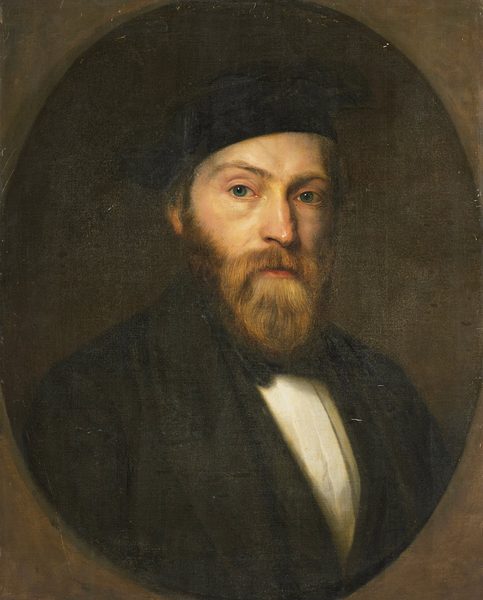 Portrait of Willem Frederik Wehmeyer (1819–1854), engraver by anonymous