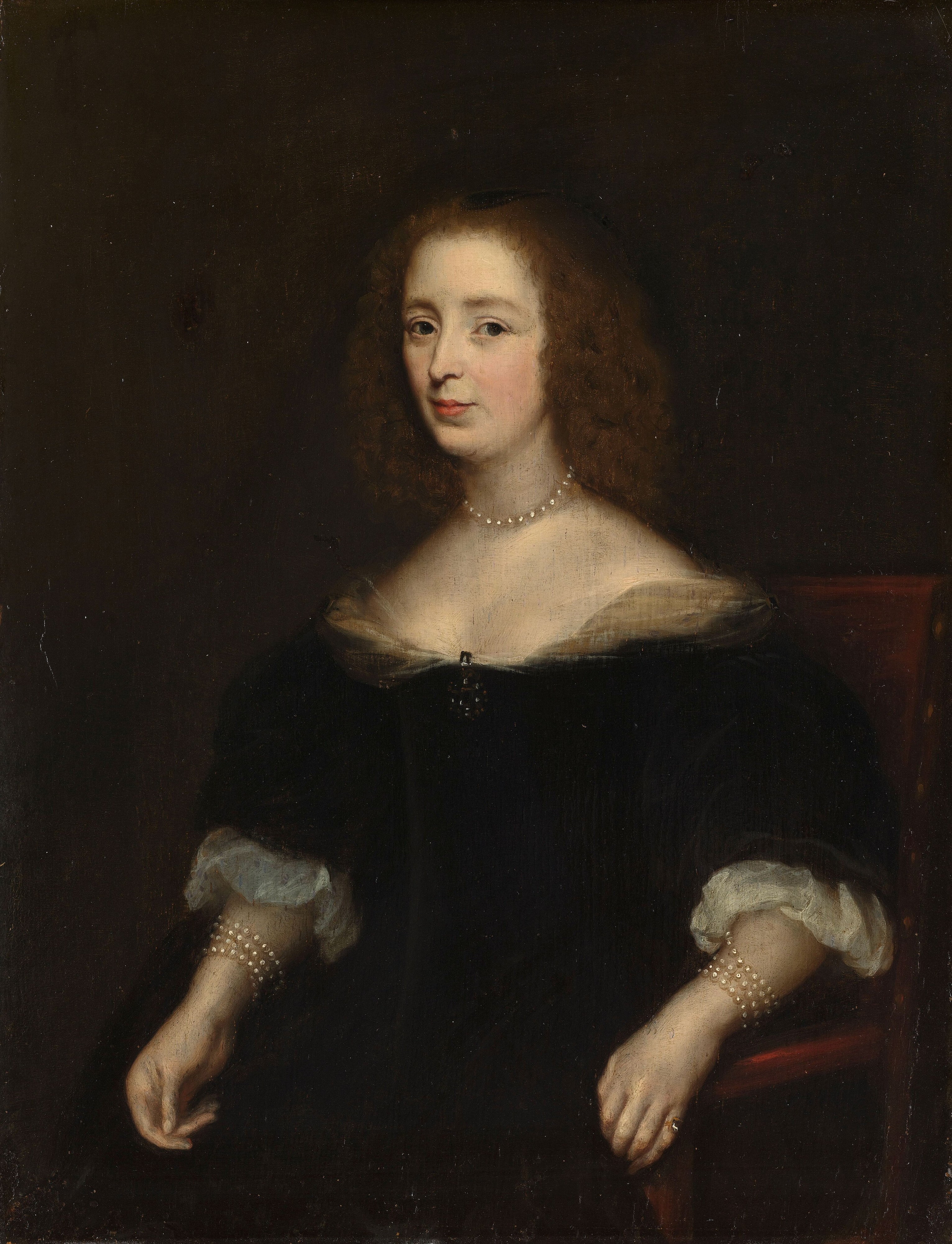 Portrait of Anna van den Corput (1599-1645). Wife of Jacob de Witt by anonymous