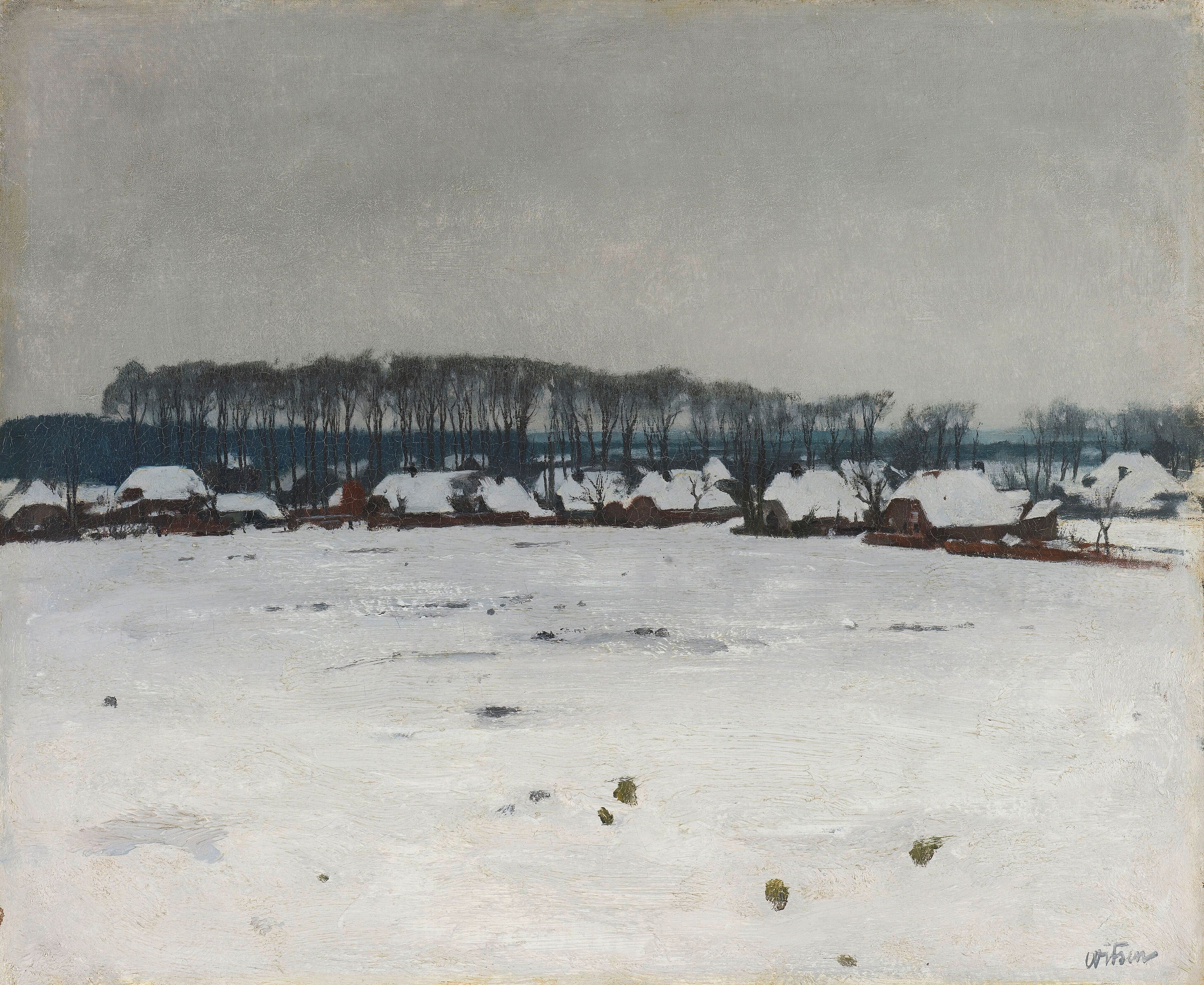 Winterlandschap by Willem Witsen