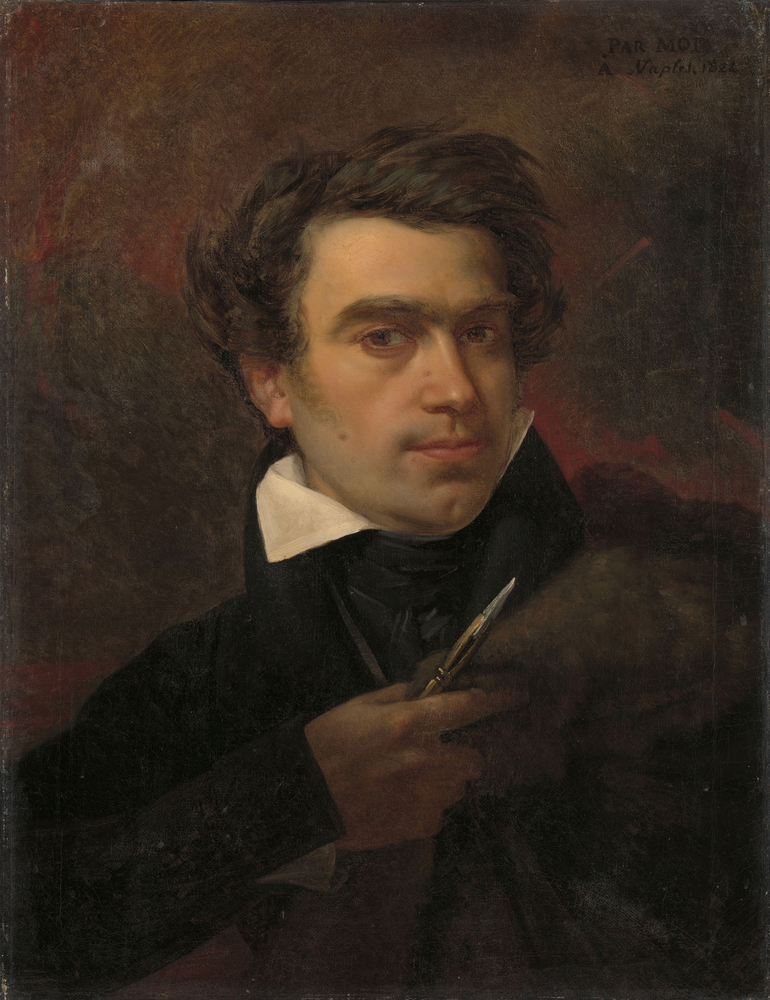 Self-portrait by Pieter van Hanselaere