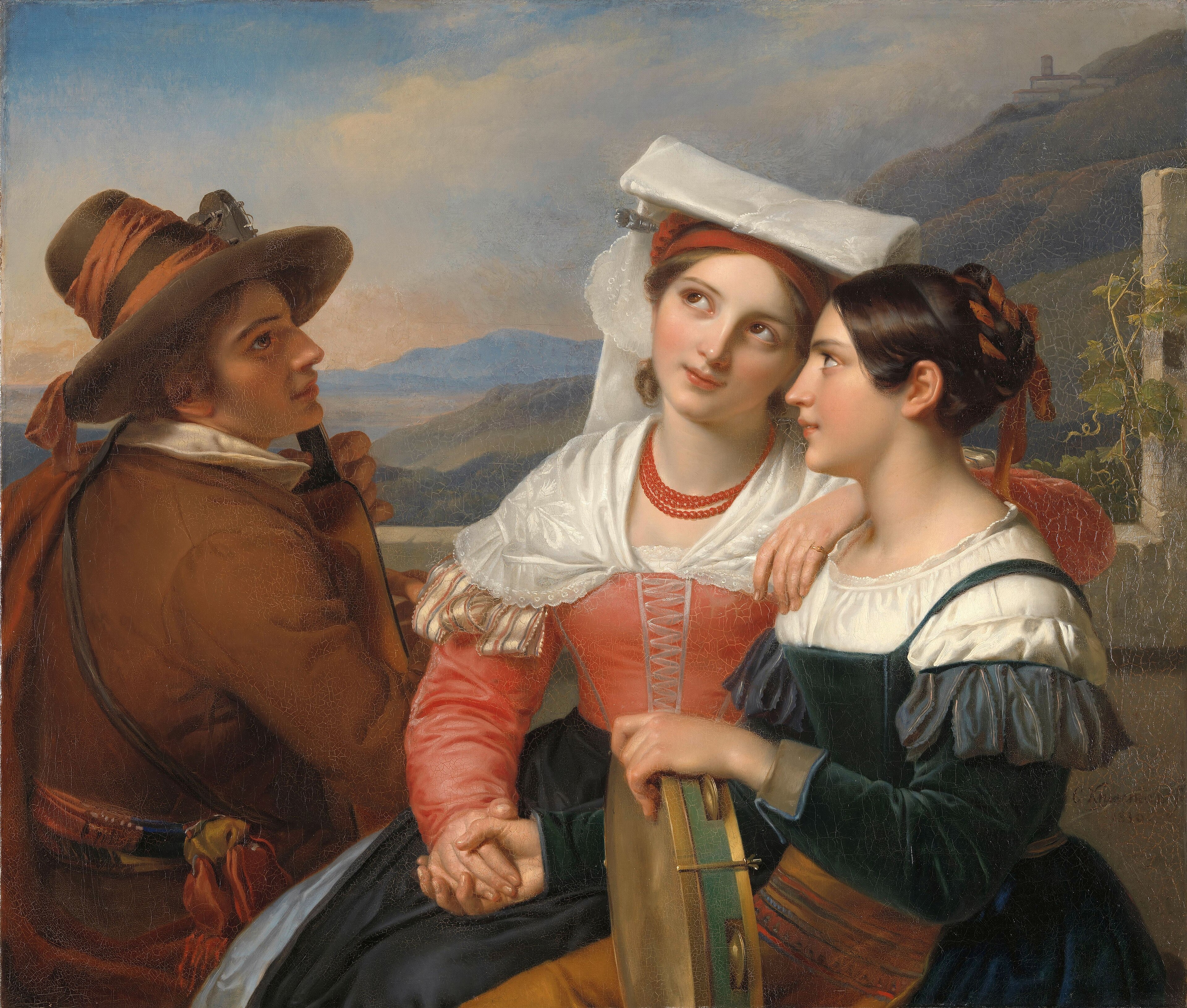 Een van zin by Cornelis Kruseman