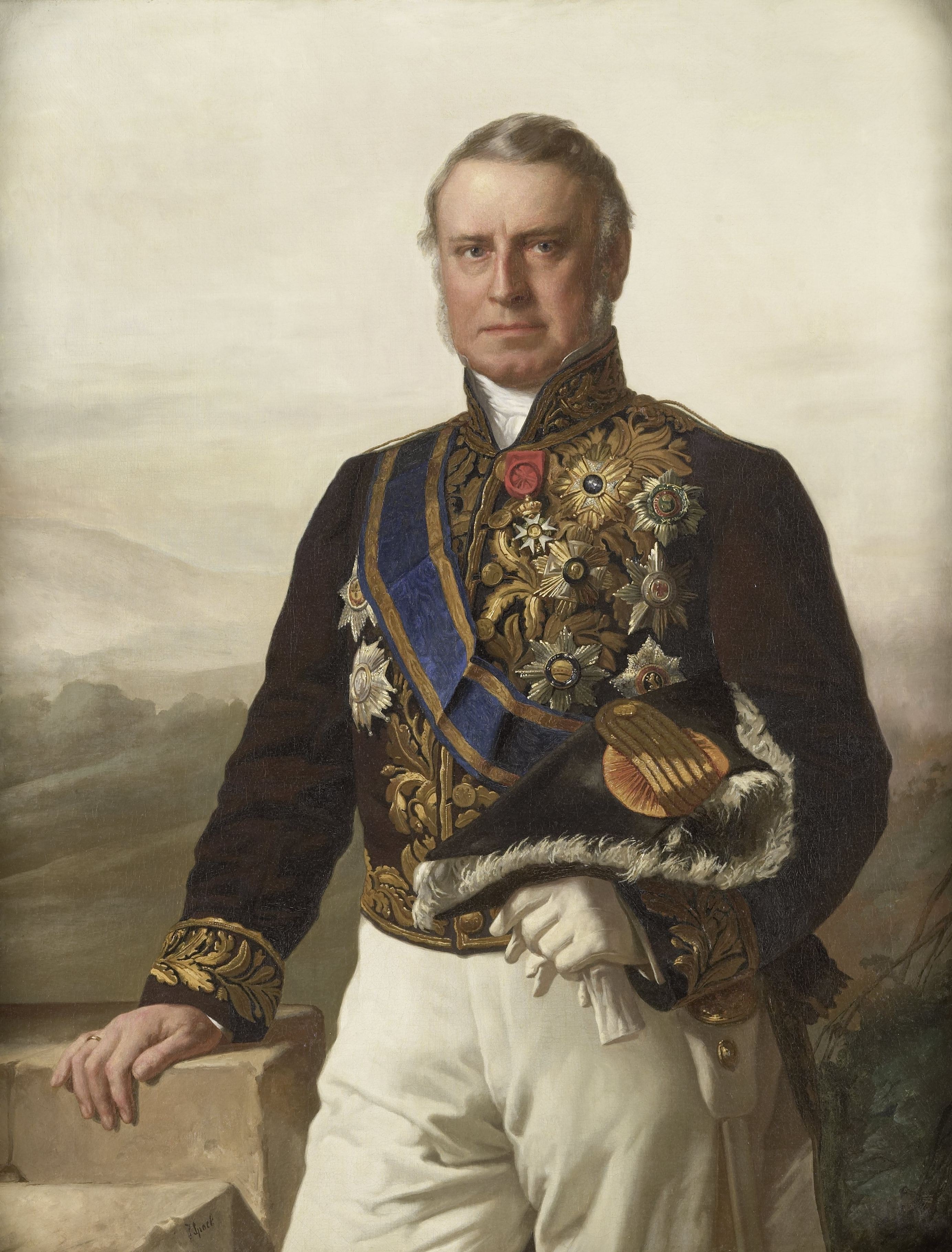 Charles Ferdinand Pahud (1803-73). Gouverneur-generaal (1855-61) by Jacob Spoel