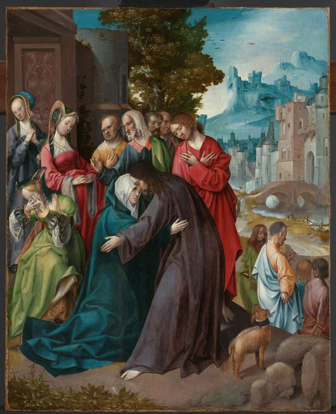 Christ Taking Leave of his Mother by Cornelis Engebrechtsz.