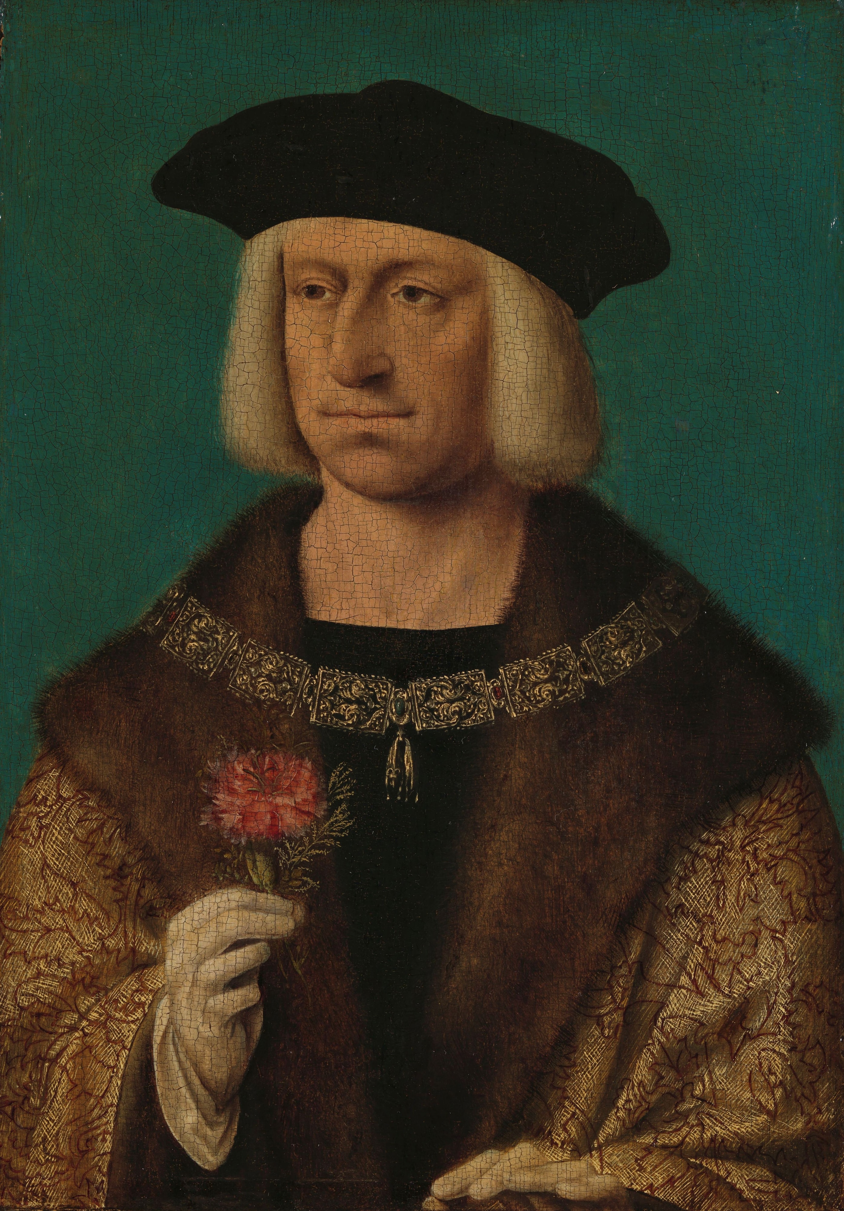 Portret van Maximiliaan I (1459-1519) by Anonymous Unknown author Joos van Cleve born ca. died 1541 Joos van Cleve born ca. died 1541