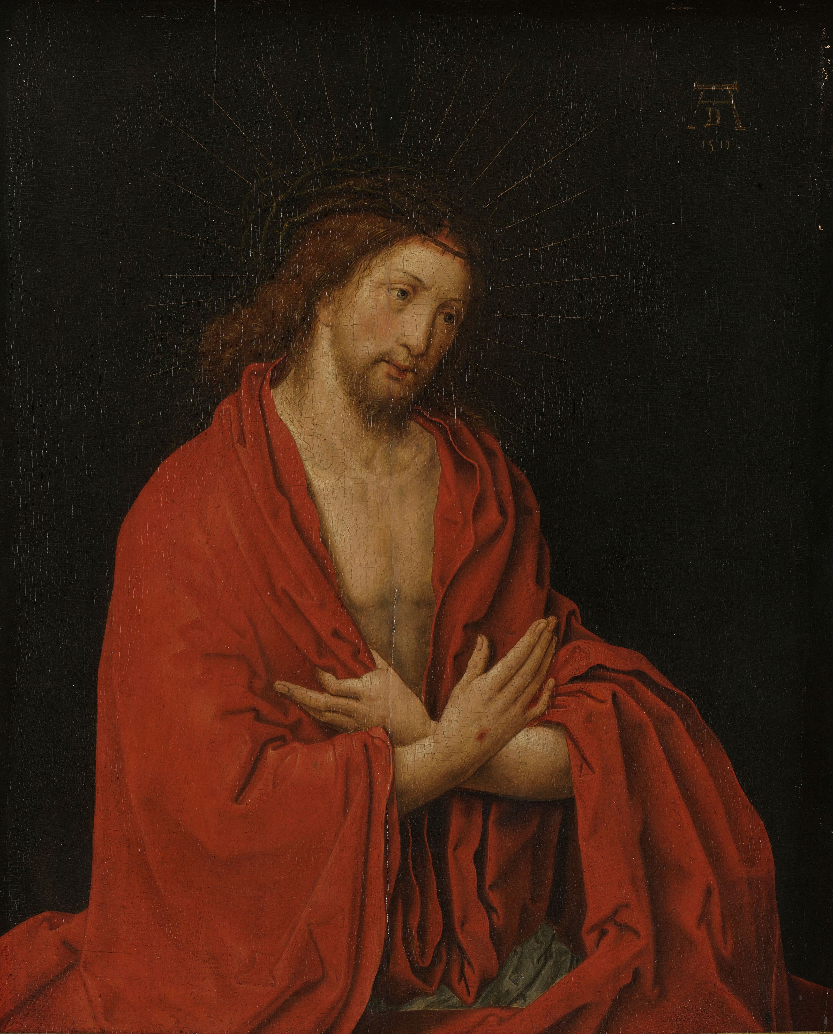 Christus met doornenkroon by Anonymous Unknown author Lucas van Leyden born ca. died 1533-08