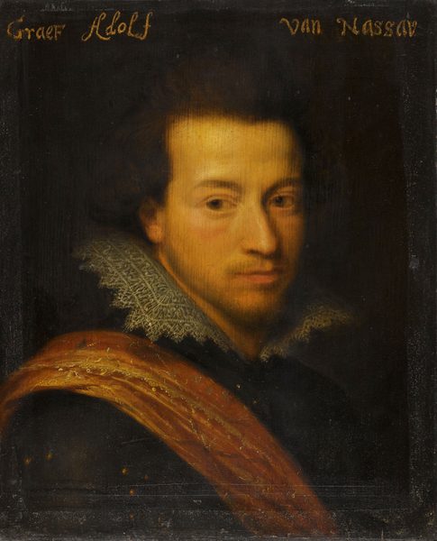 Portrait of Adolf, Count of Nassau-Siegen by Jan van Ravesteyn
