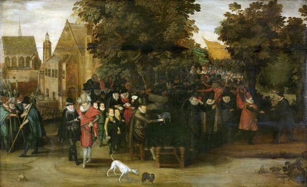 Satirical Show on Dutch Politics around 1619 by Adriaen van de Venne