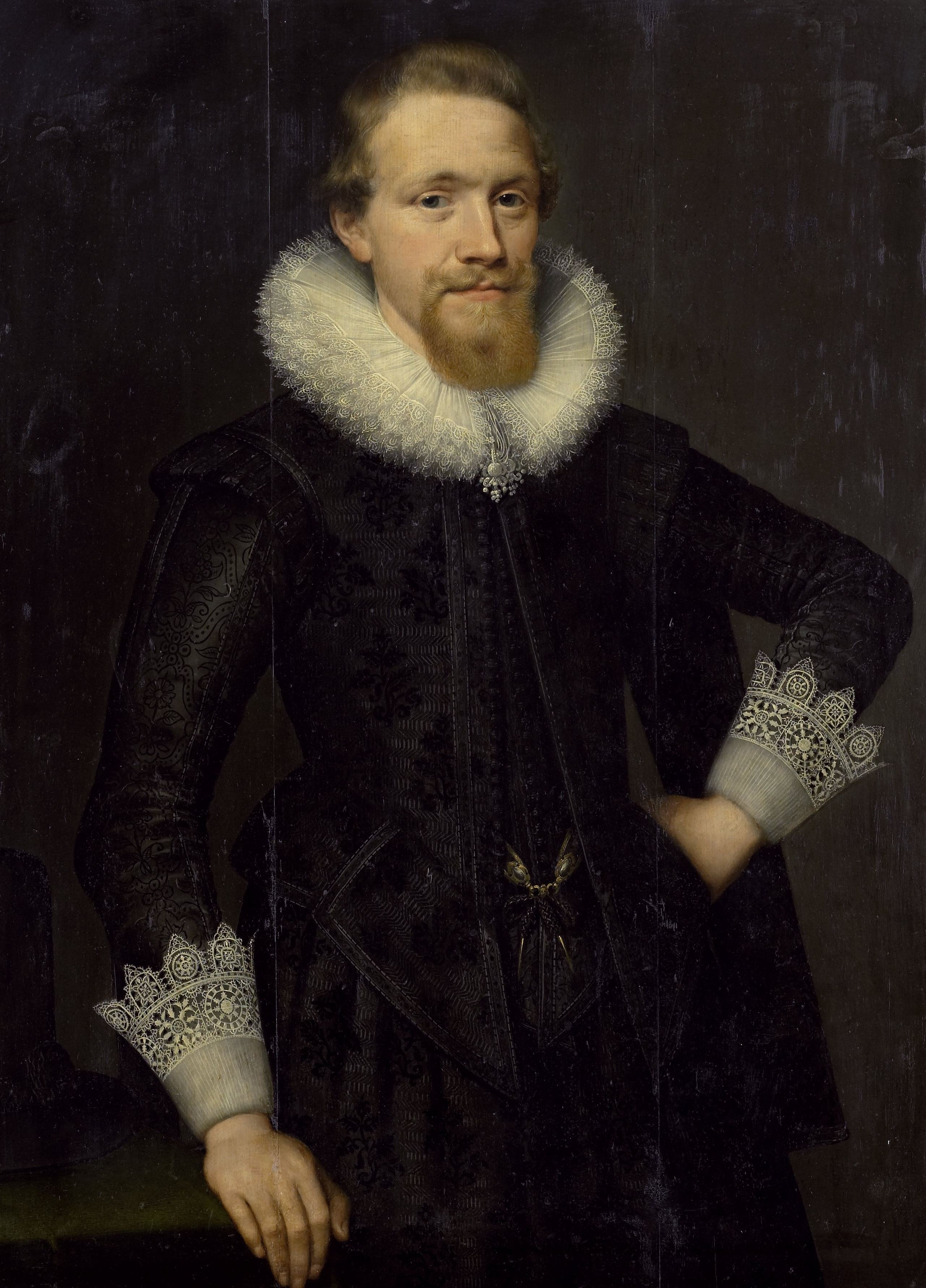 Portret van Jacob Pergens (?-1681) by Anonymous Unknown author Salomon Mesdach Salomon Mesdach