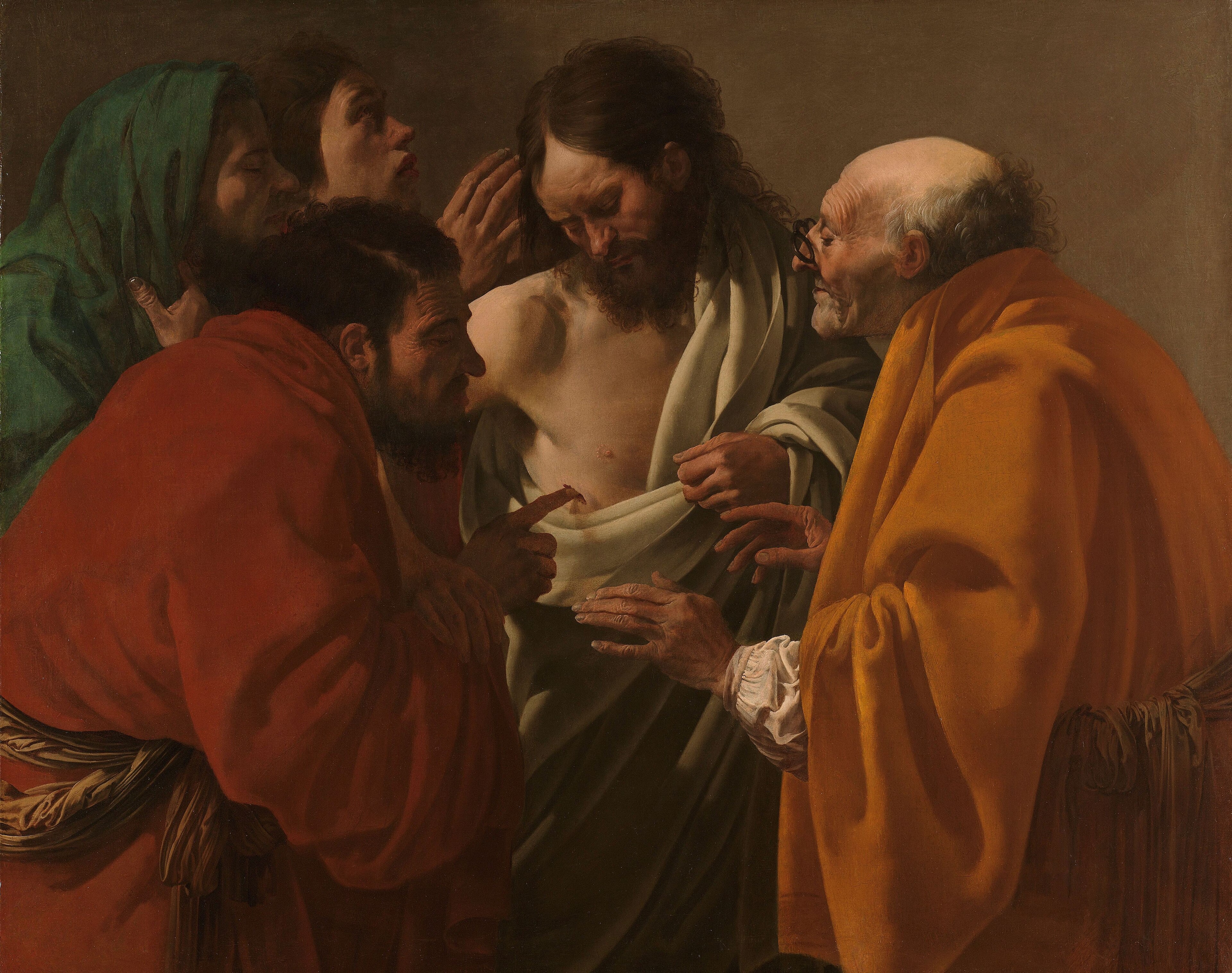 The Incredulity of Thomas by Hendrick ter Brugghen
