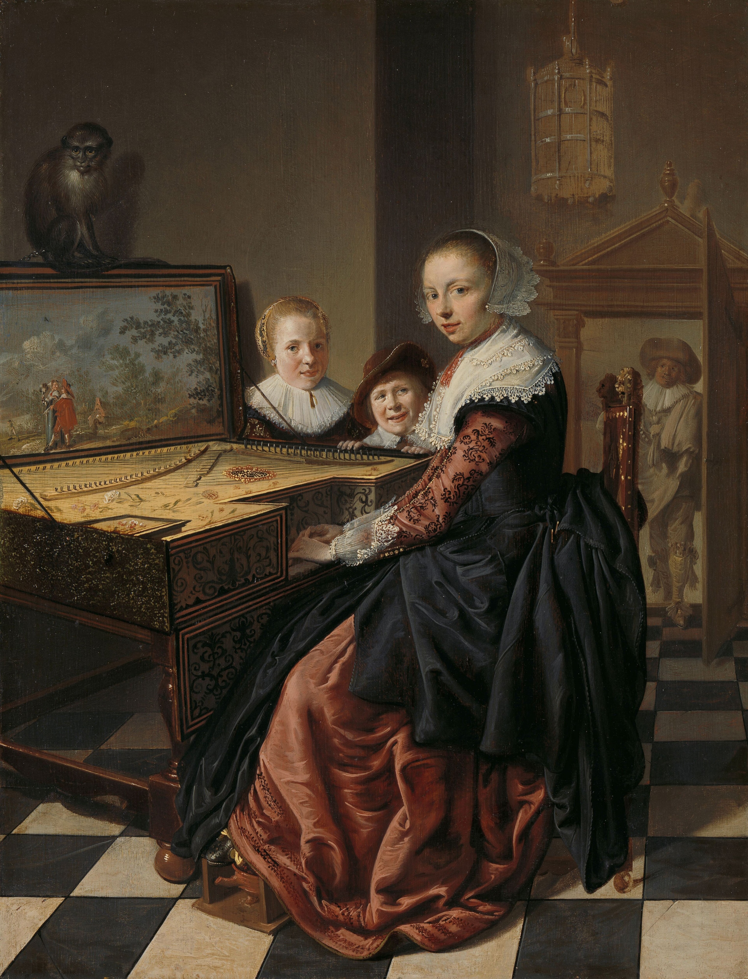Woman at the Virginal by Jan Miense Molenaer Jan Miense Molenaer born ca. died 1668-09-15 Pieter Codde born ca. died 1678-10-12 Dirck Hals died 1656-05-17