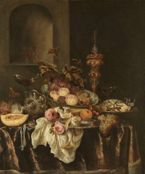Stilleven by Abraham Hendricksz. van Beyeren