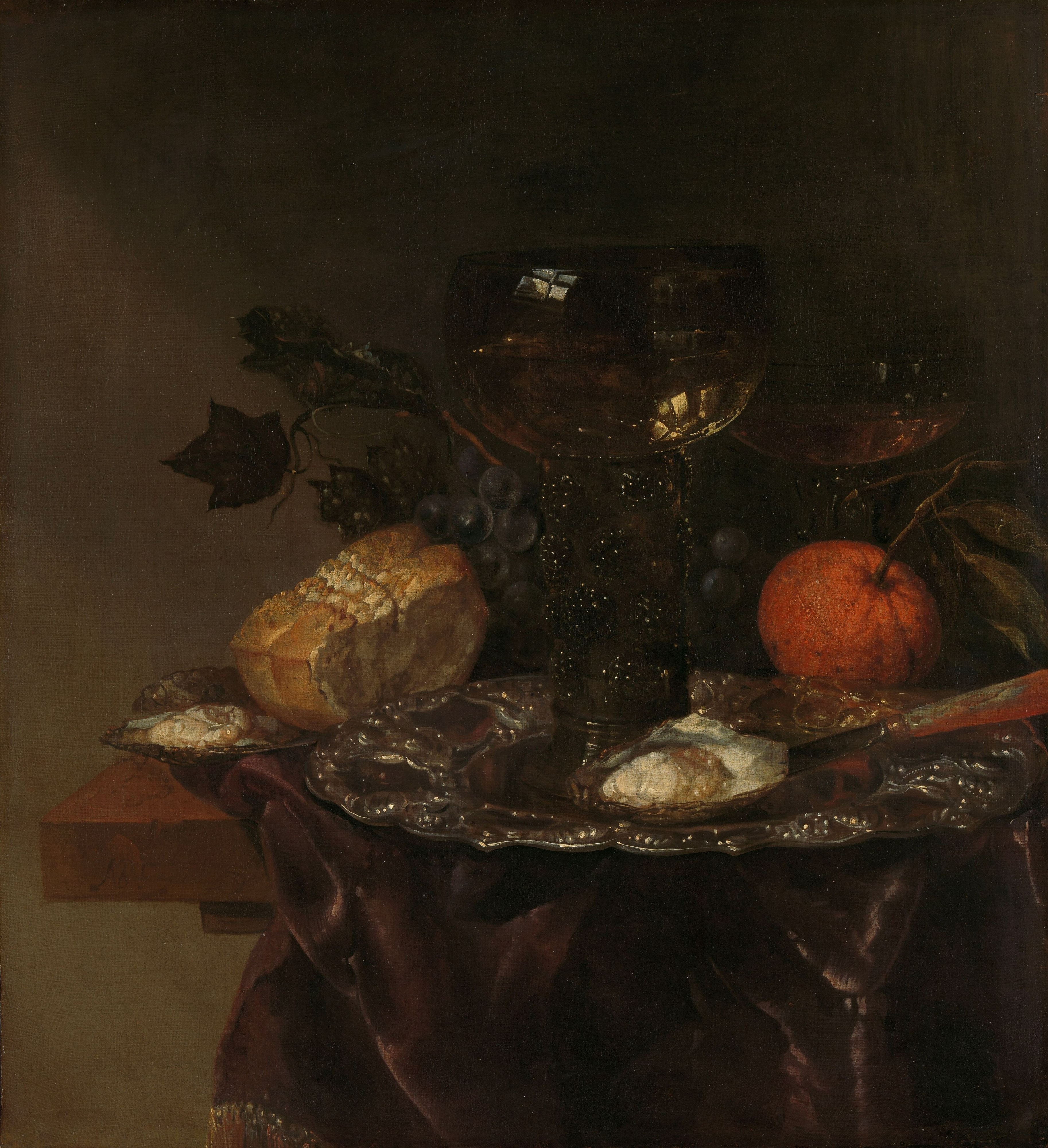 Stilleven by Abraham Hendricksz. van Beyeren