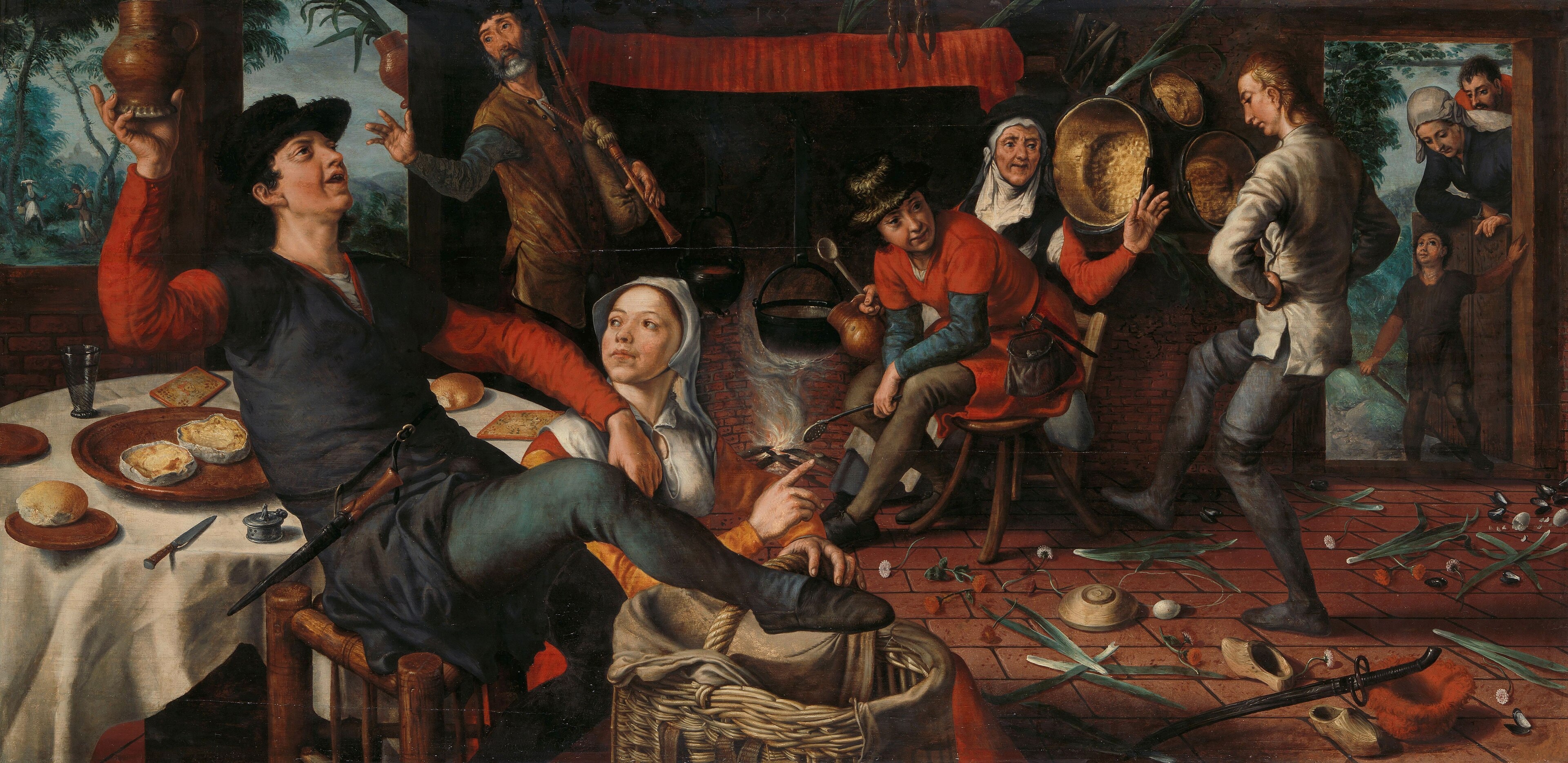 The egg-dance by Pieter Aertsen