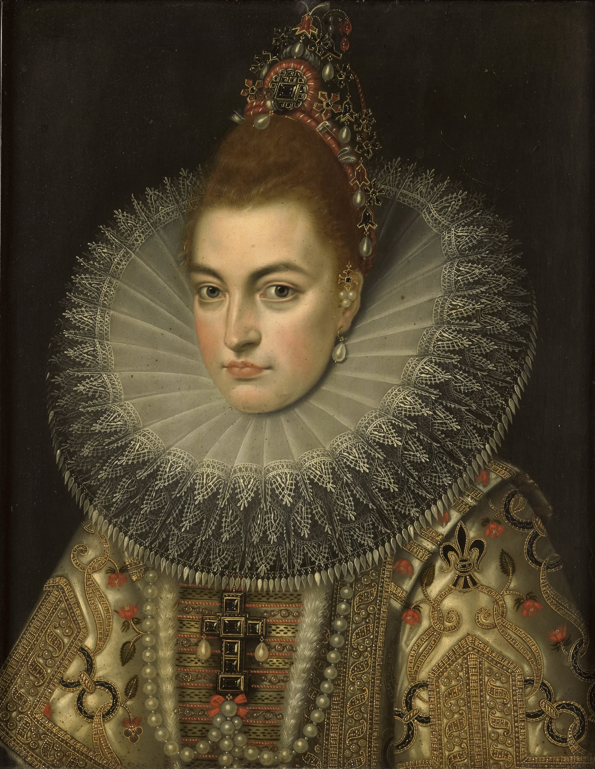 Isabella Clara Eugenia, Consort of Archduke Albert VII by Frans Pourbus the Younger