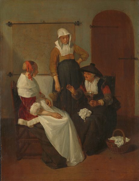 Vertrouwelijk onderhoud by Quirijn van Brekelenkam