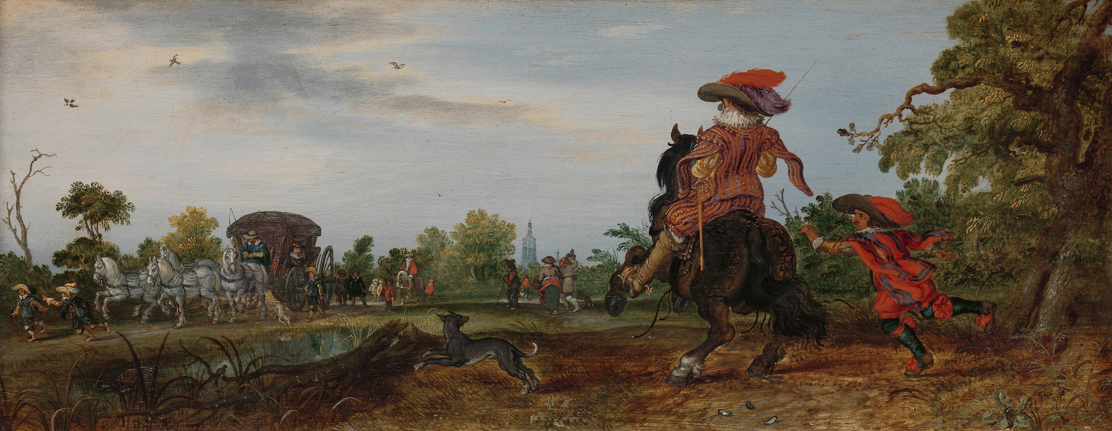Zomer by Adriaen Pietersz. van de Venne