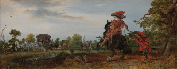 Zomer by Adriaen Pietersz. van de Venne