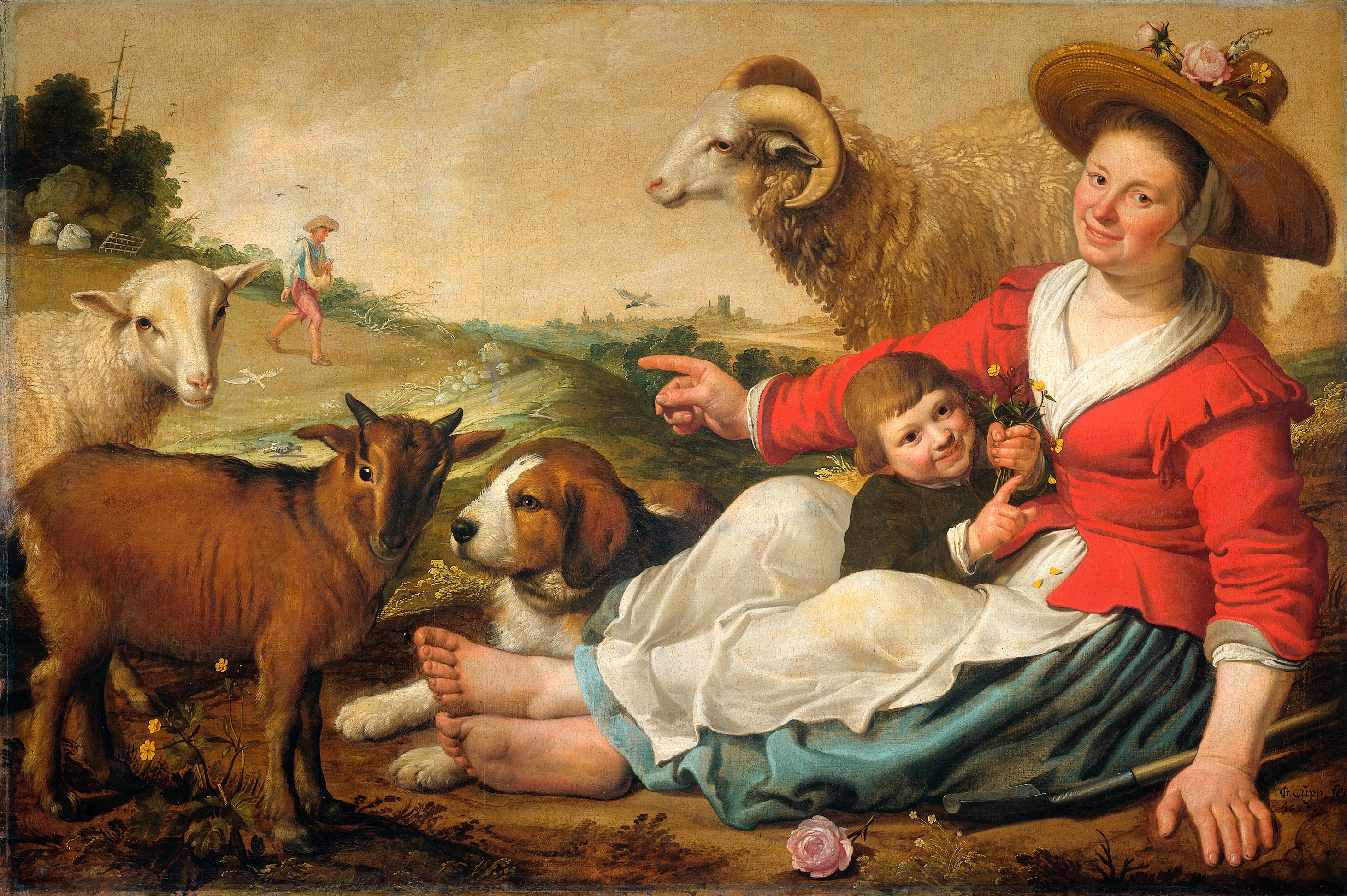 The Shepherd by Jacob Gerritsz. Cuyp