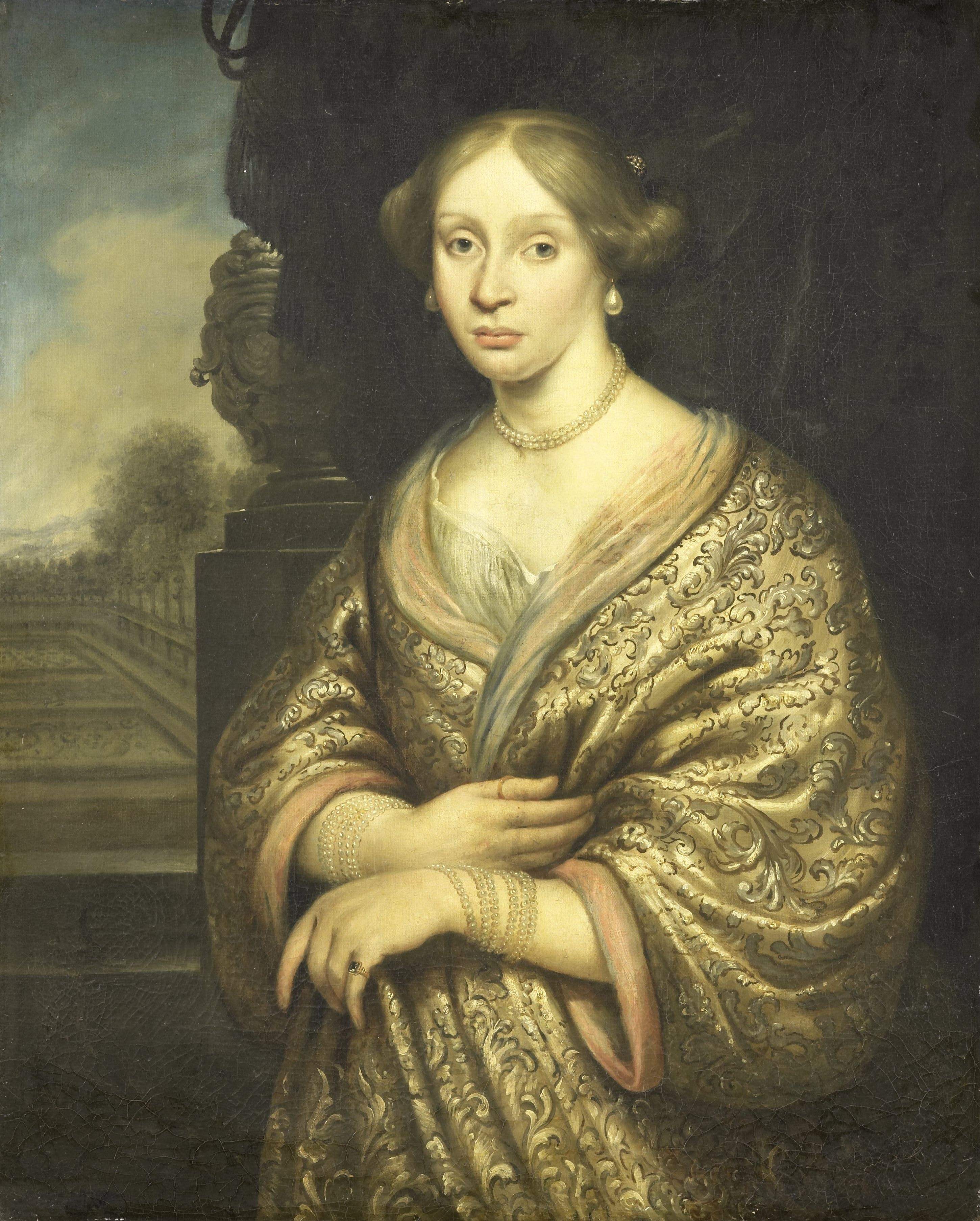 Portrait of Petronella van der Burcht (1657-1682) by Zacharias Blyhooft