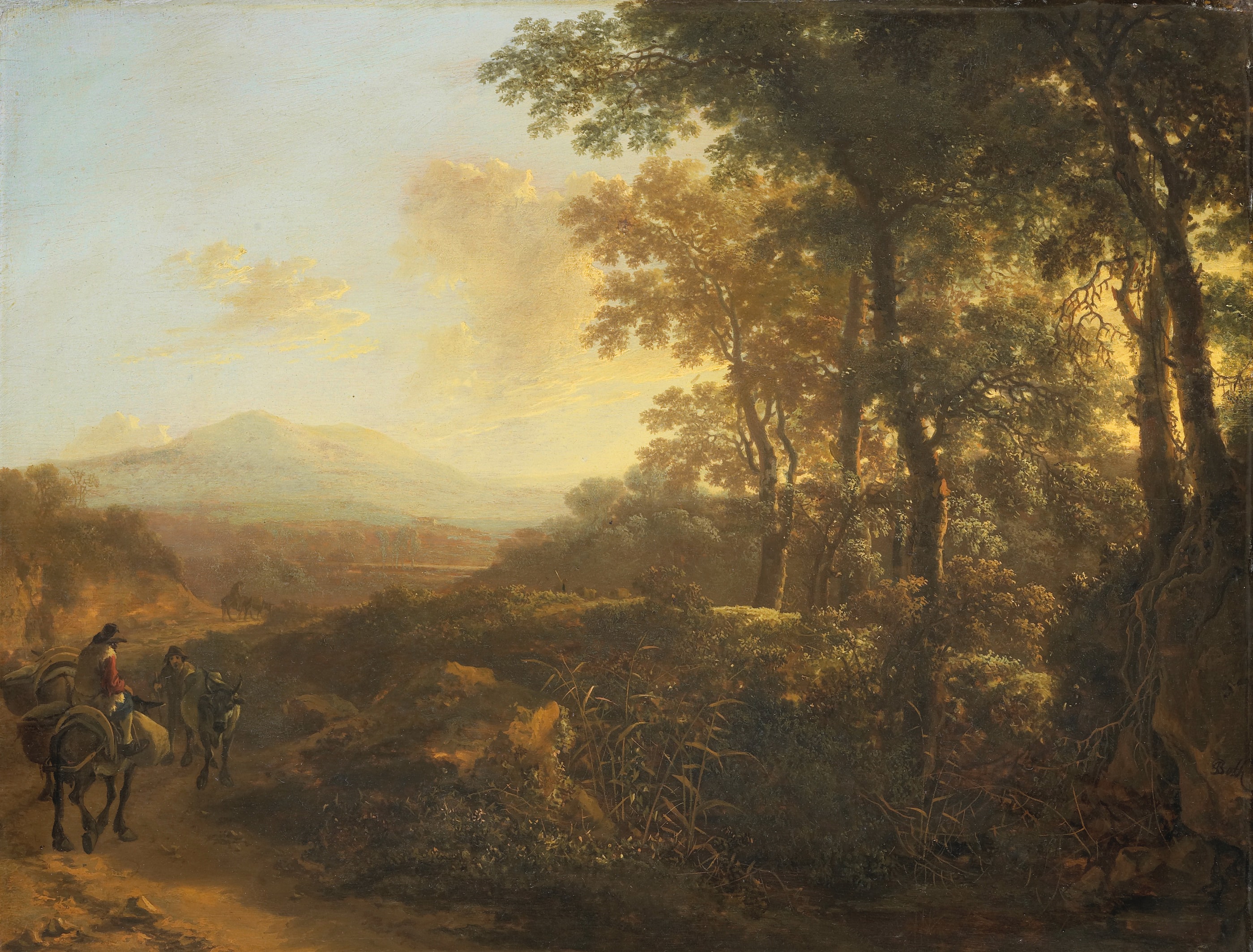 Italian Landscape with Mule Driver by Jan Both