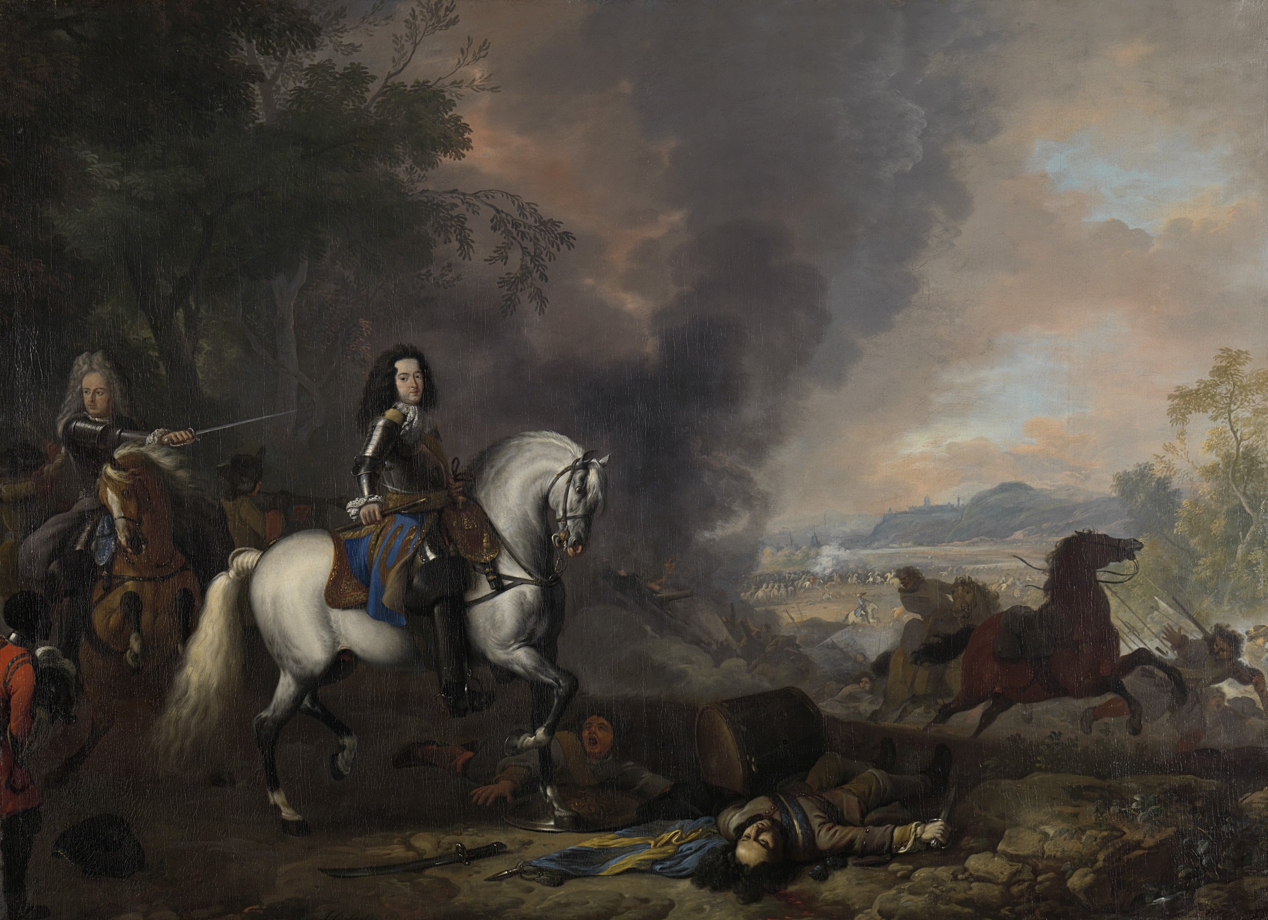Henry Casimir II, Prince of Nassau-Dietz, in a Battle by Jan van Huchtenburgh