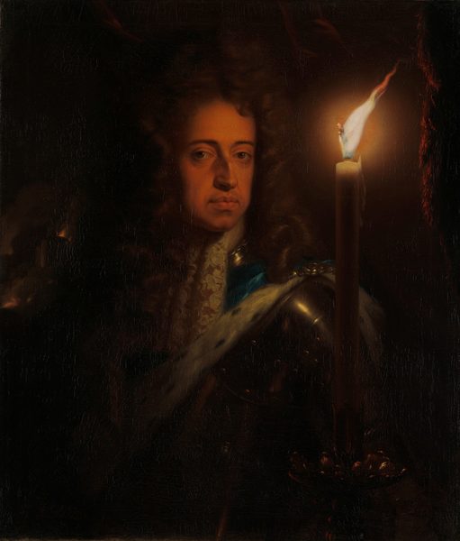 Willem III, prins van Oranje, koning van Engeland en stadhouder by Godfried Schalcken