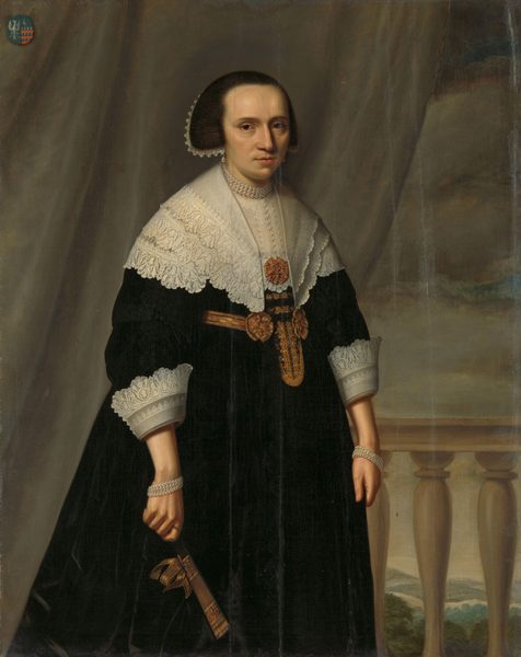 Portrait of Machteld Bas ( - 1681) by Dirck van Santvoort