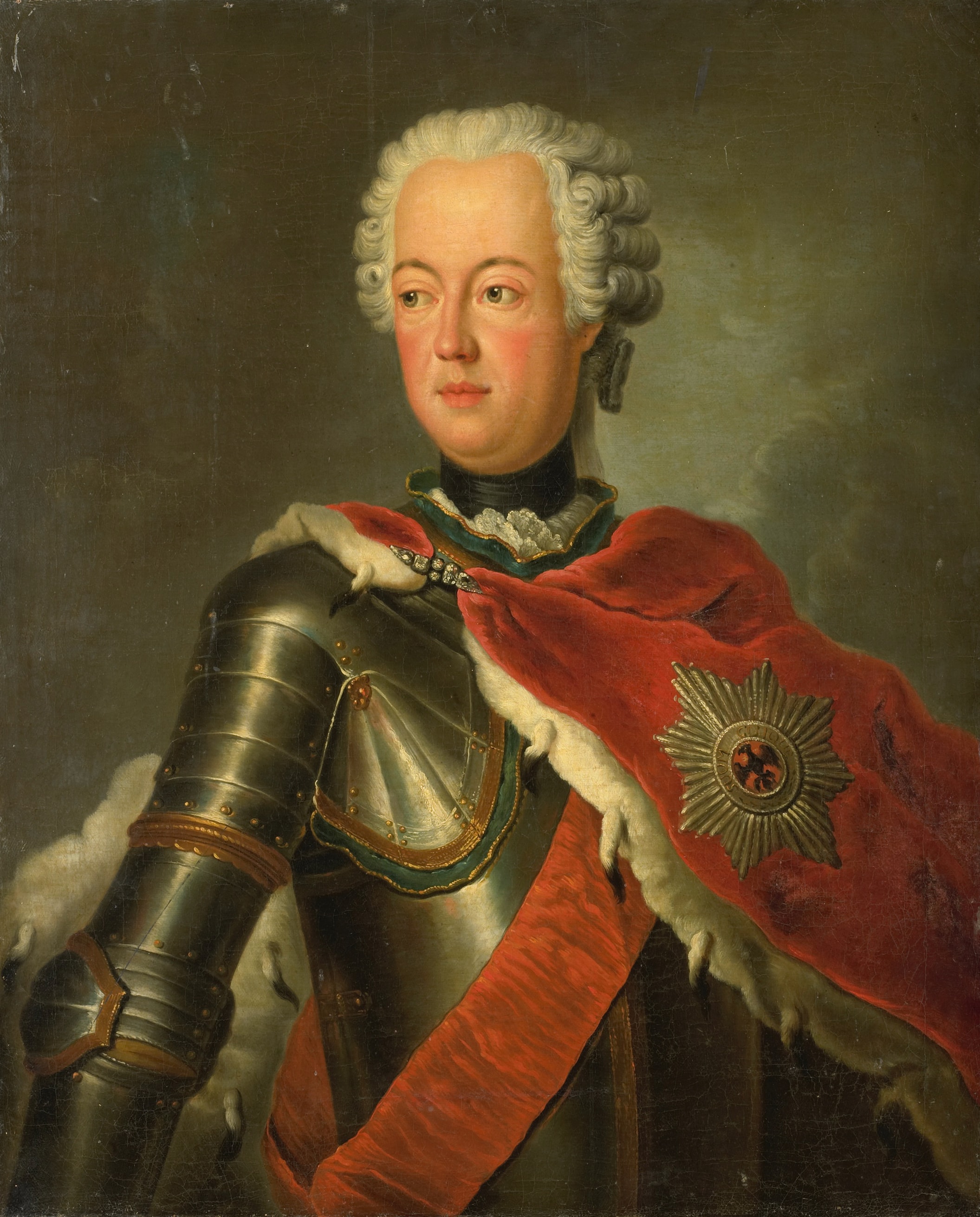 Portrait of August Wilhelm (1722-58), Prince of Prussia by Antoine Pesne