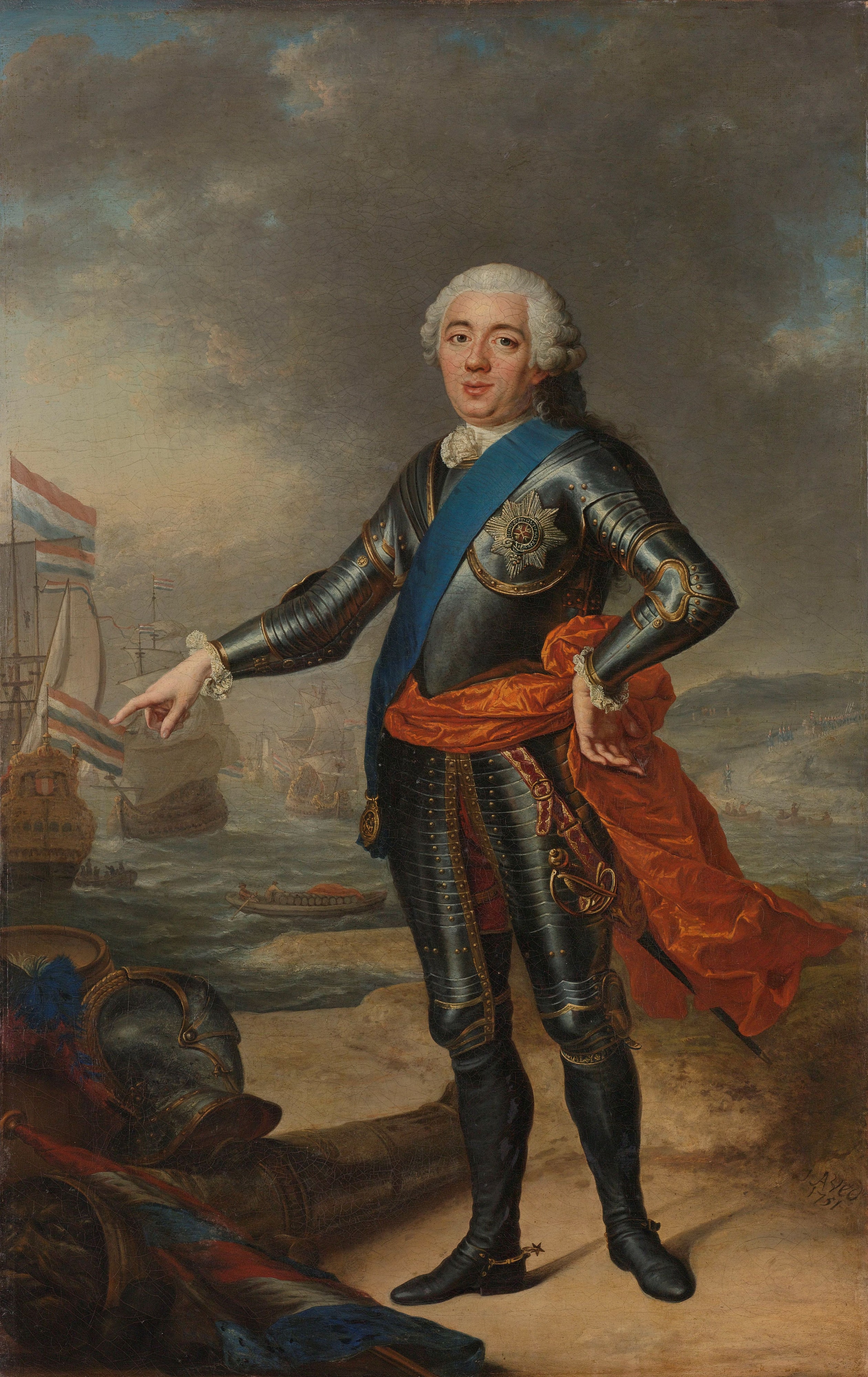 Portrait of William IV by Joseph Aved