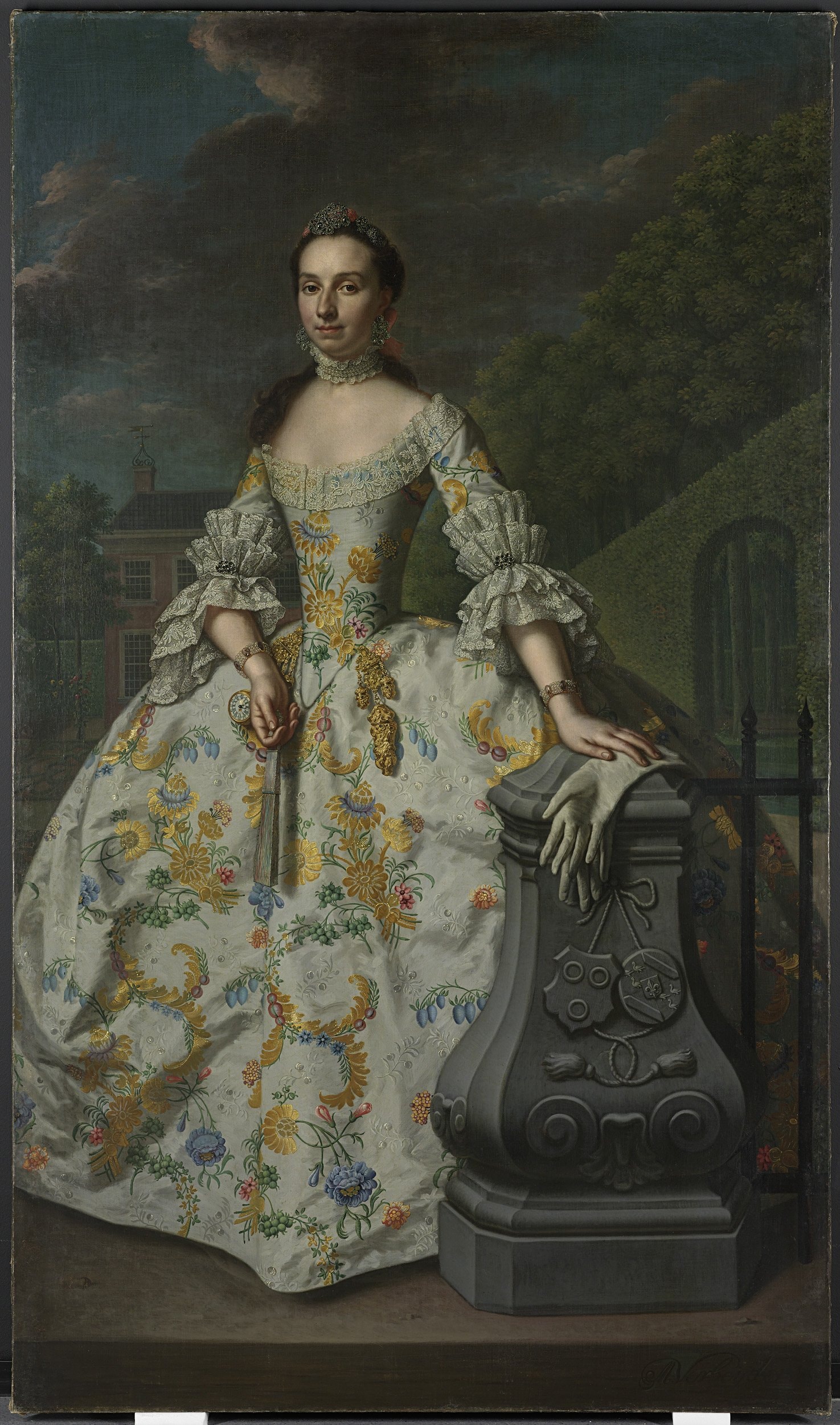 Portret van Charlotte Beatrix Strick van Linschoten by Mattheus Verheyden