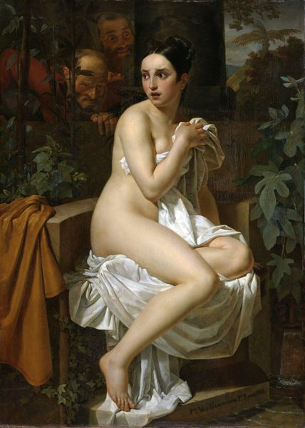 Susanna and the elders by Pieter van Hanselaere
