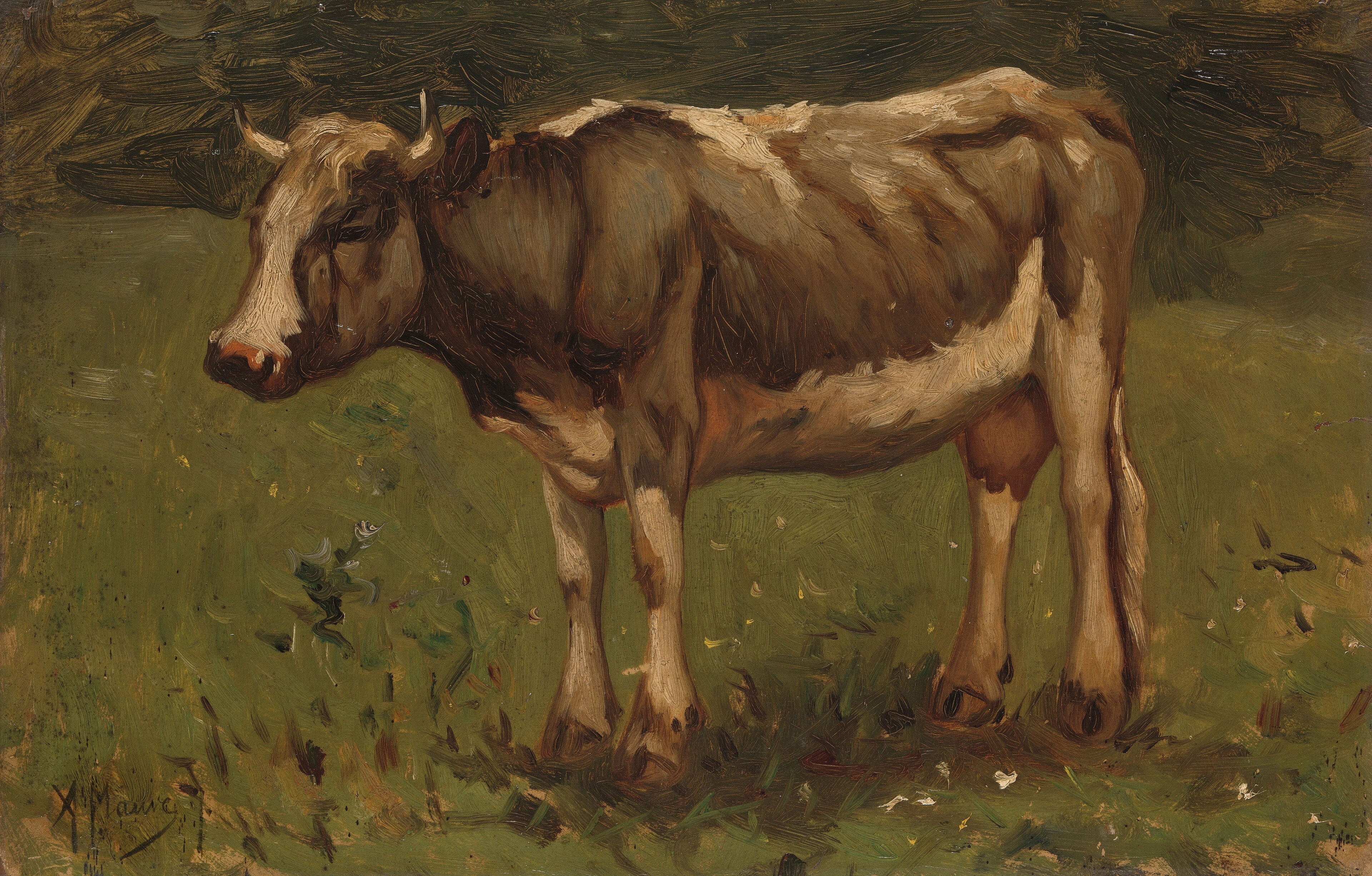 Koe by Anton Mauve