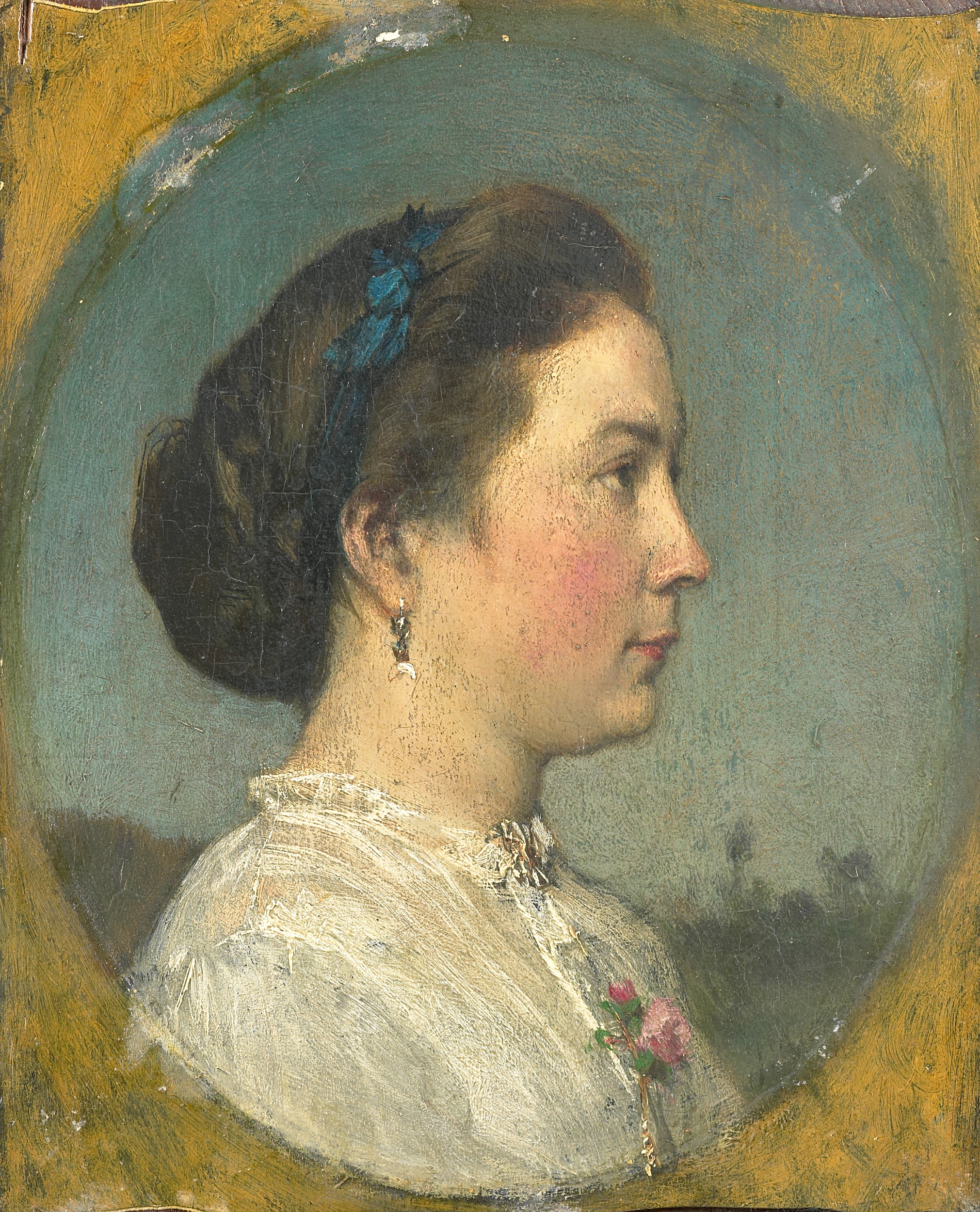 Catharina Hendrika Horn (1841-1905). Echtgenote van de schilder by Jacob Maris