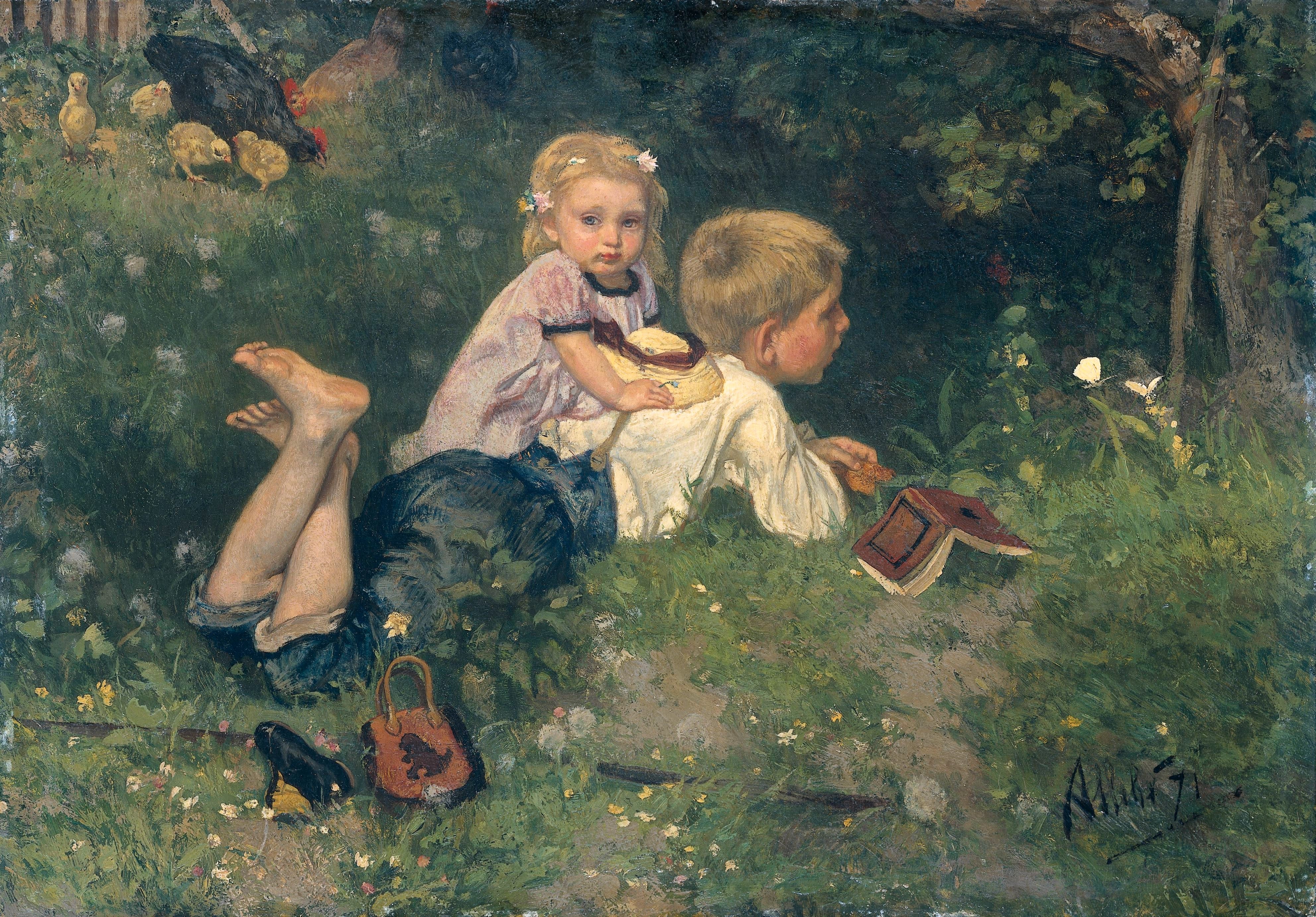 De vlinders by August Allebé