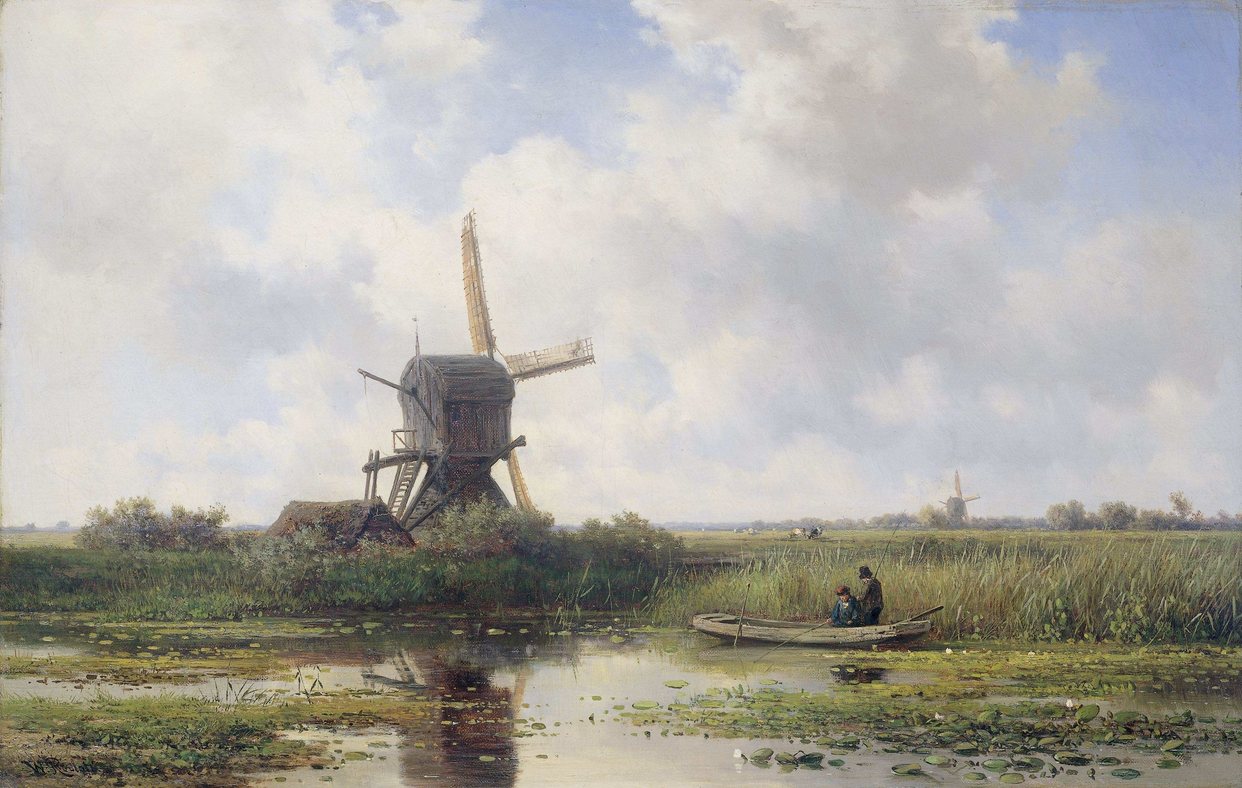 In 't Gein bij Abcoude by Willem Roelofs (I)