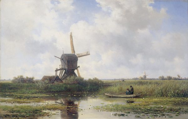 In 't Gein bij Abcoude by Willem Roelofs (I)