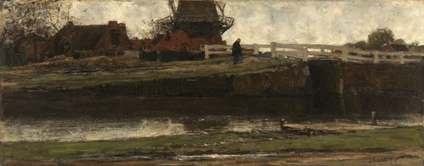 De afgesneden molen by Jacob Maris