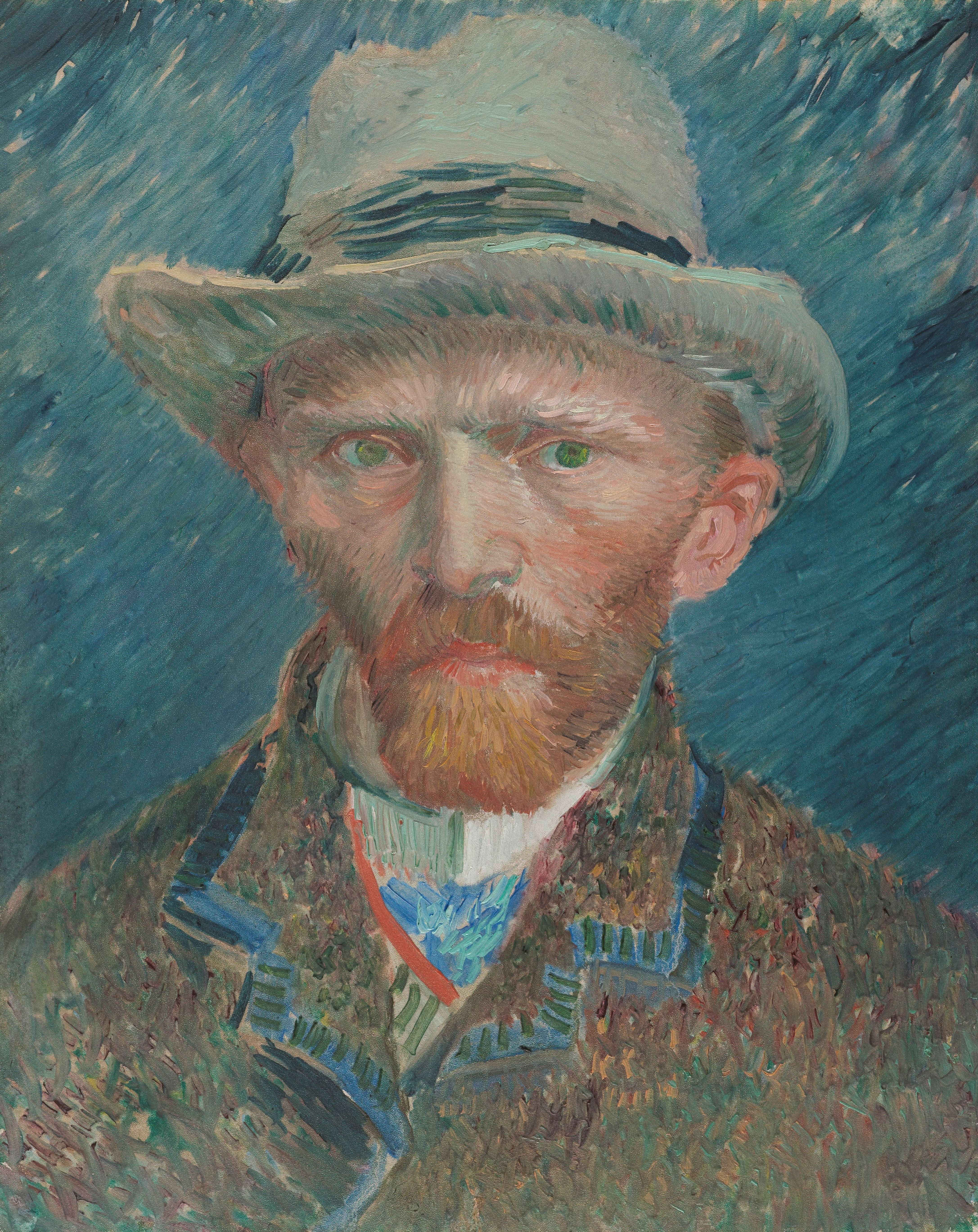 Self-portrait, 1887, by Vincent van Gogh