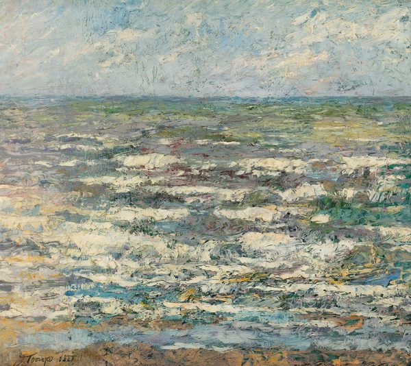 De zee bij Katwijk by Jan Toorop