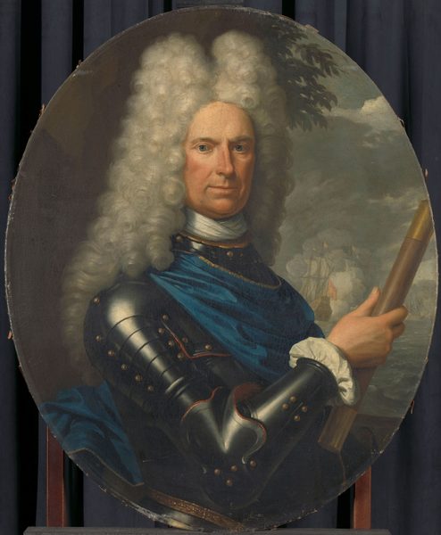 Portrait of Rear-Admiral Arent van Buren by Krzysztof Lubieniecki