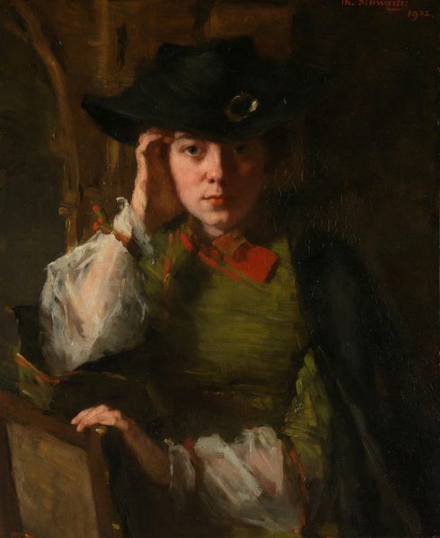 Portret van Lizzy Ansingh by Thérèse Schwartze