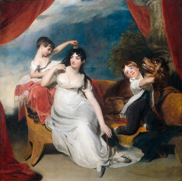 Maria Mathilda Bingham with Two of her Children by Thomas Lawrence