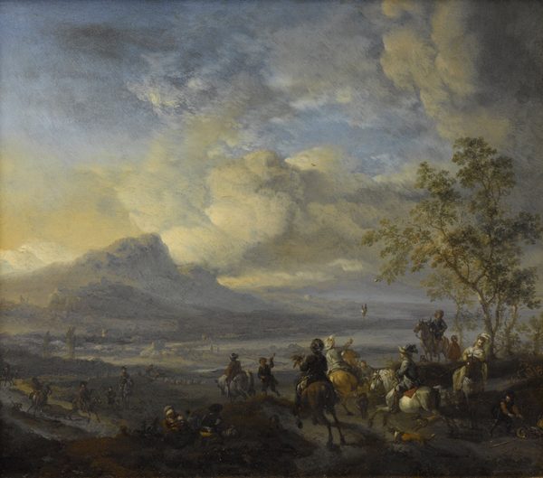 Reigerjacht by Philips Wouwerman