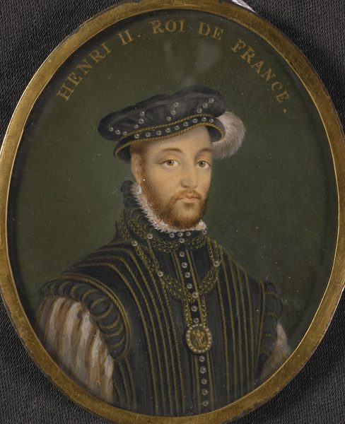 Hendrik II (1518-59), koning van Frankrijk by Anonymous Unknown author François Clouet born ca. died 1572-09-22