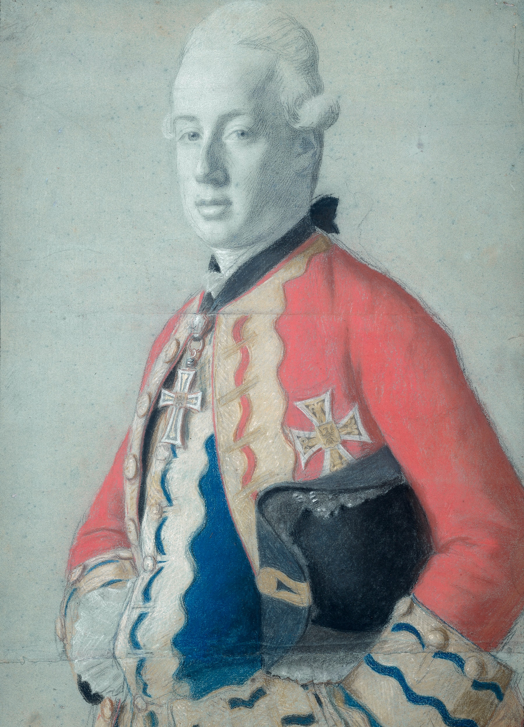 Portret van aartshertog Maximiliaan Franz van Oostenrijk (1756-1801), later aartsbisschop en keurvorst van Keulen en prins bisschop van Münster by Jean-Étienne Liotard