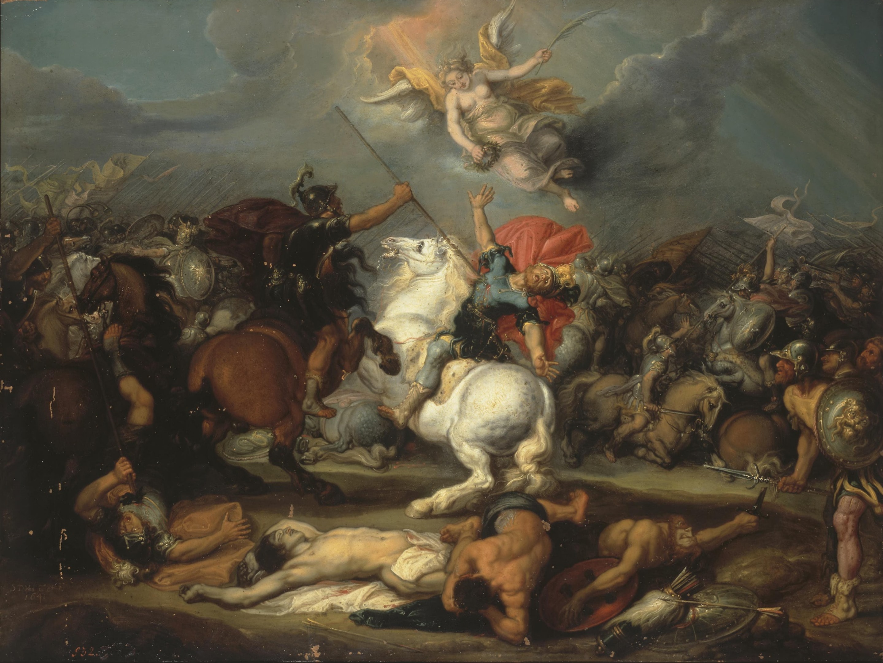 Death of Decius Mus by Simon de Vos