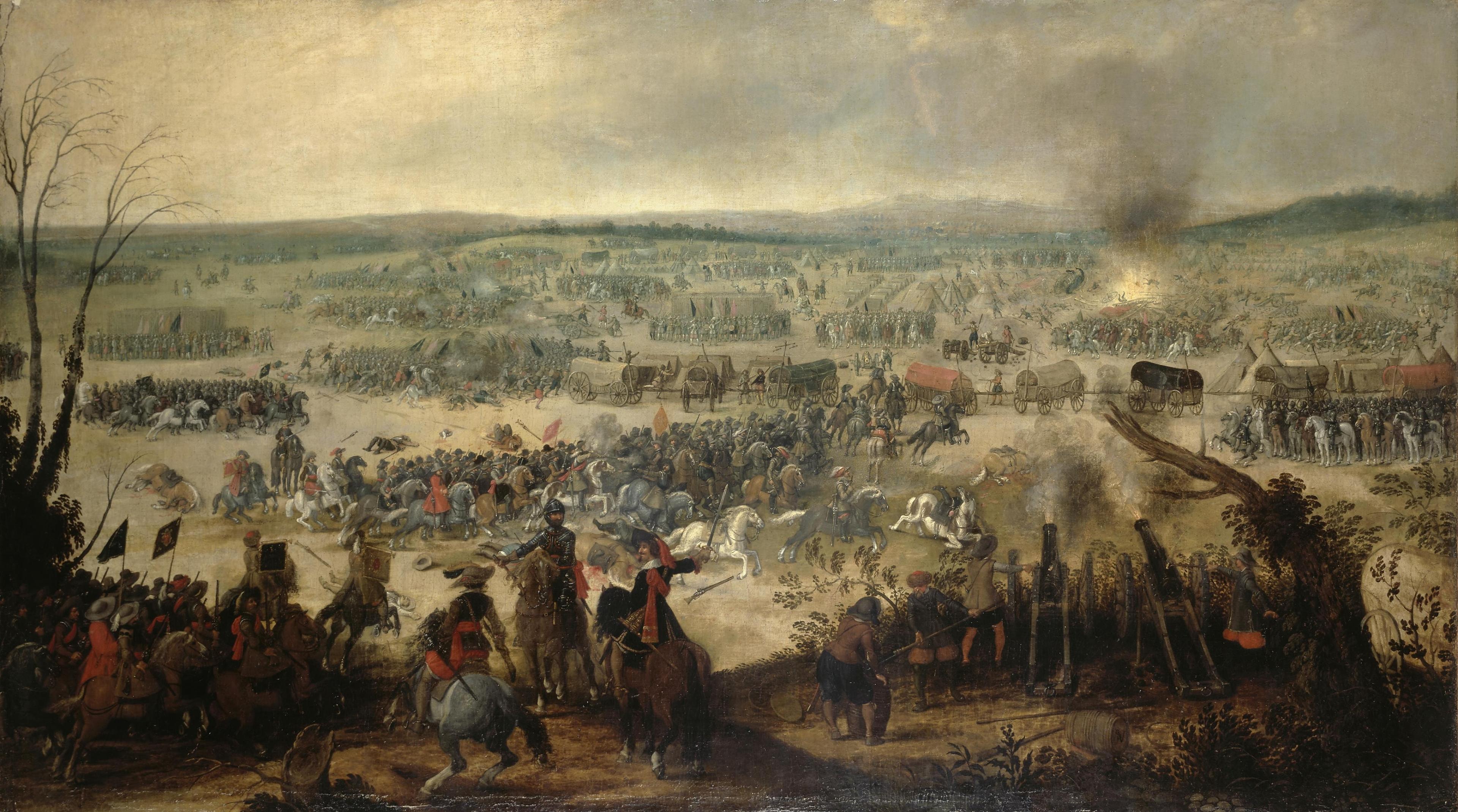 Battle of Wimpfen by Sebastiaen Vrancx