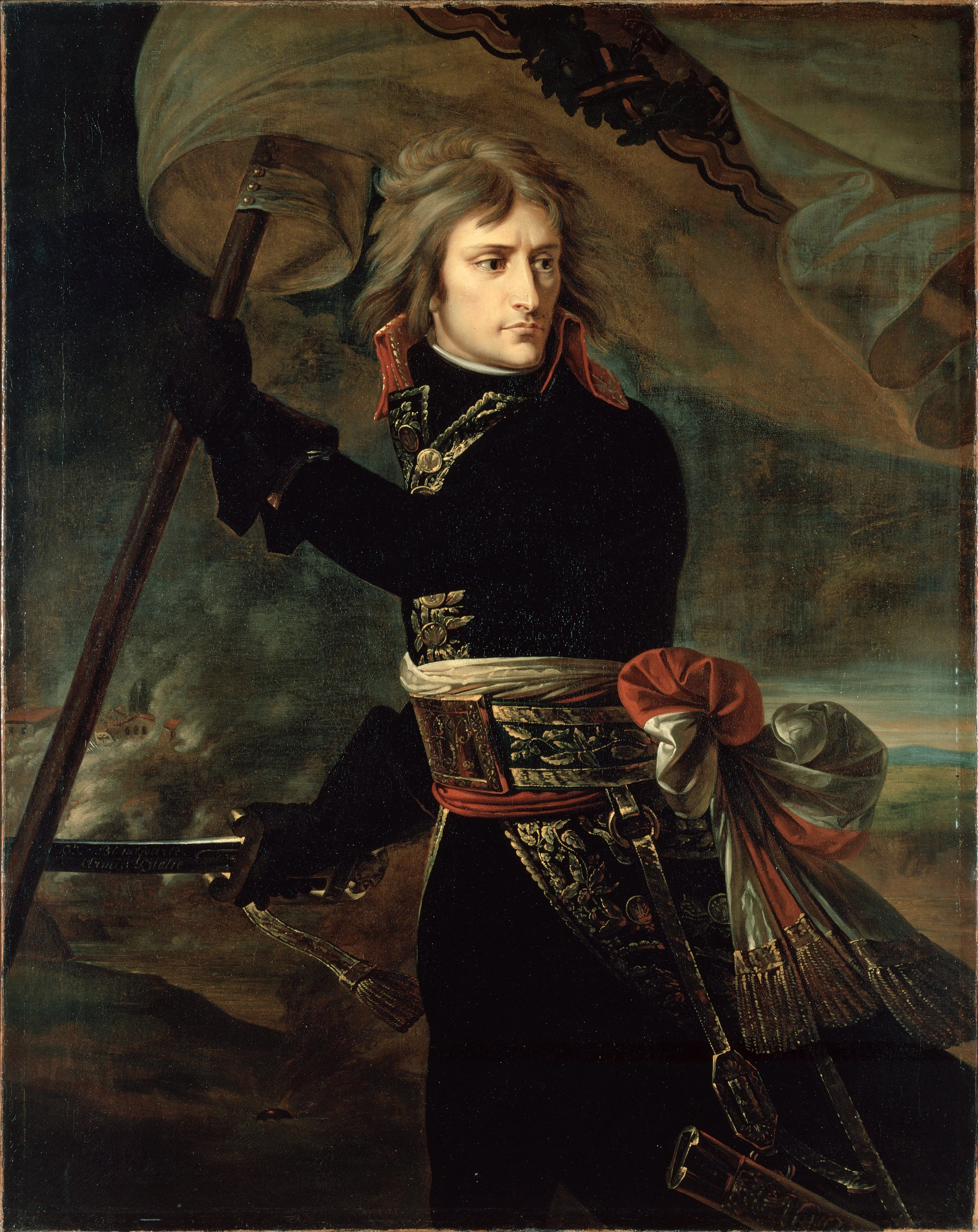 Napoleon Bonaparte on the Bridge at Arcole by Antoine-Jean Gros
