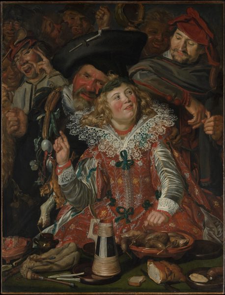 Merrymakers at Shrovetide by Frans Hals